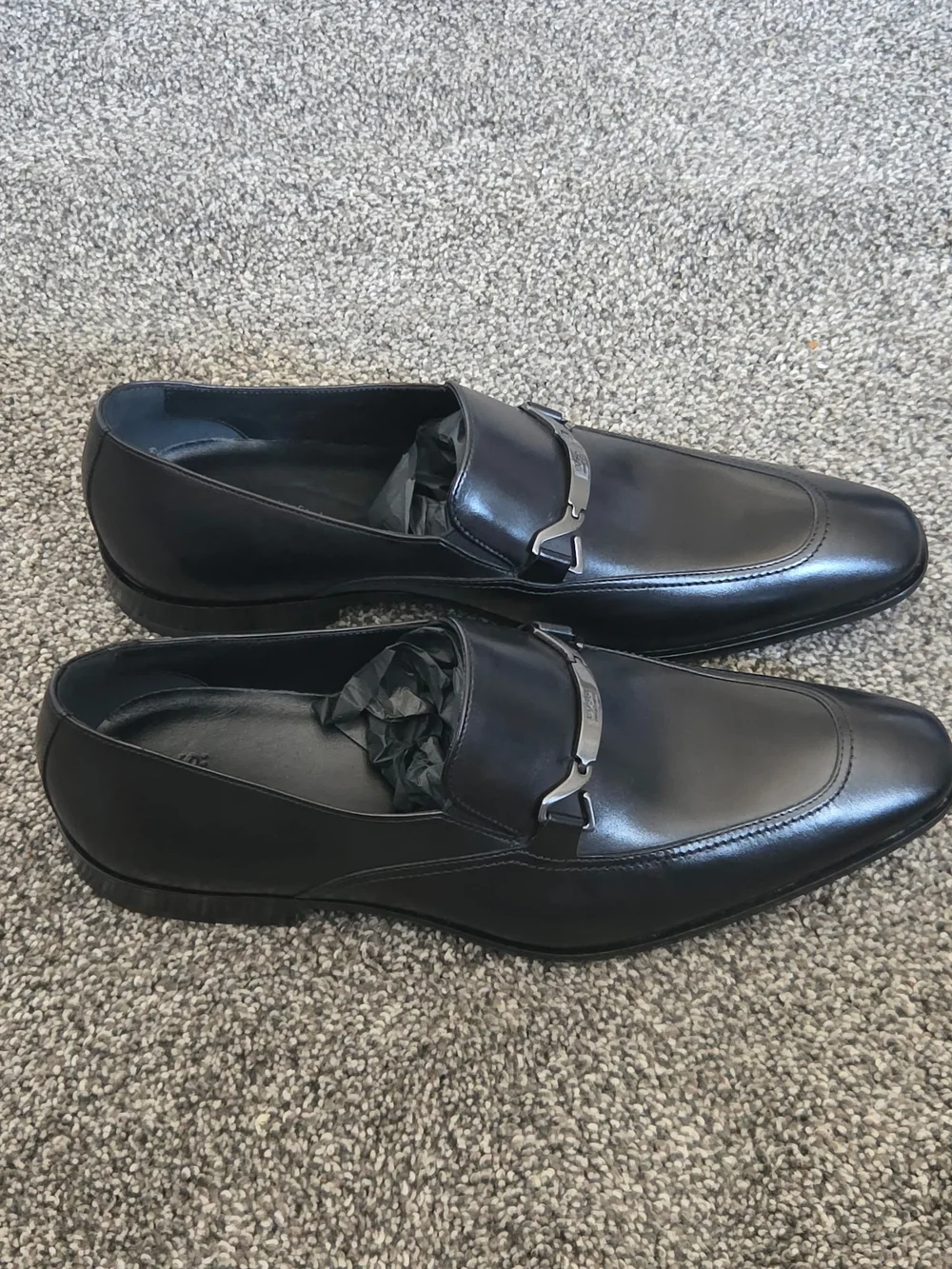 Hugo Boss Black Mens Loafers Size  9.5 US